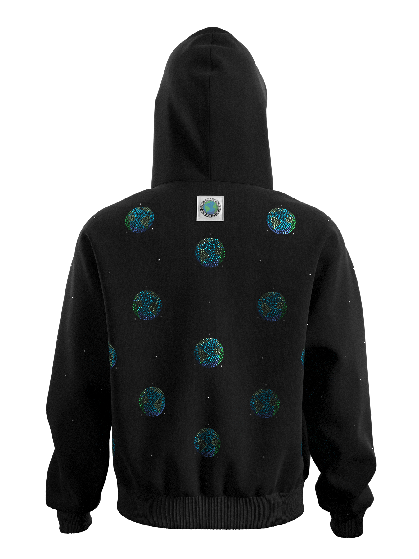 BFW Rhinestone Hoodie "Black"