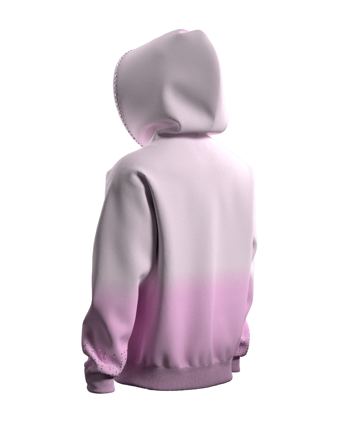 BFW Rhinestone Hoodie "Pink"